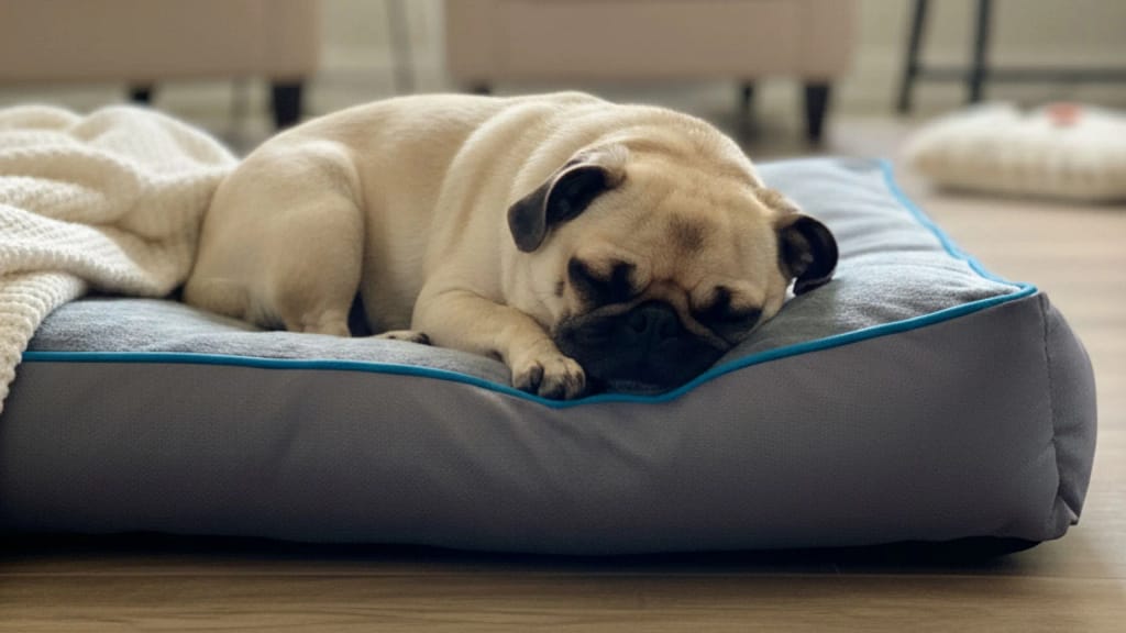 durable washable dog bed for large breed dogs