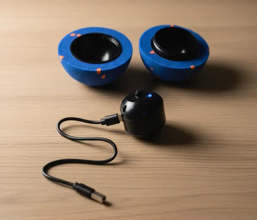 automatic moving dog ball toy waterproof motion activated