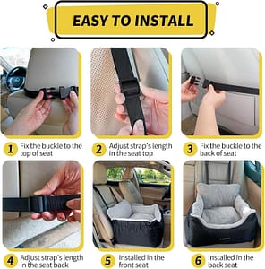 Fully Detachable and Washable Cat Carseats Under 25 lbs