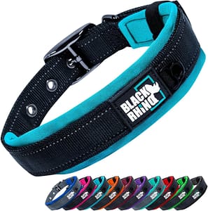 Black Rhino The Comfort Collar Ultra Soft Neoprene Padded Dog Collar